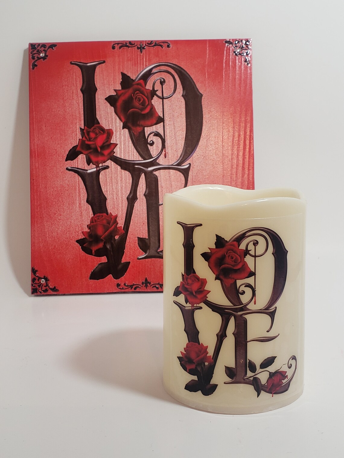 Valentine Candle LOVE Candle Valentine Gift Love Gift for Etsy