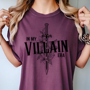 In my Villain Era,Bookish Shirt Reader Shirt Booklover Shirt Bookish Babe Morally Gray BookTok Bookstagram Bookish Merch Dark Romance Reader