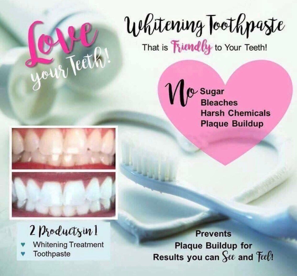 Tooth whitening paste Etsy