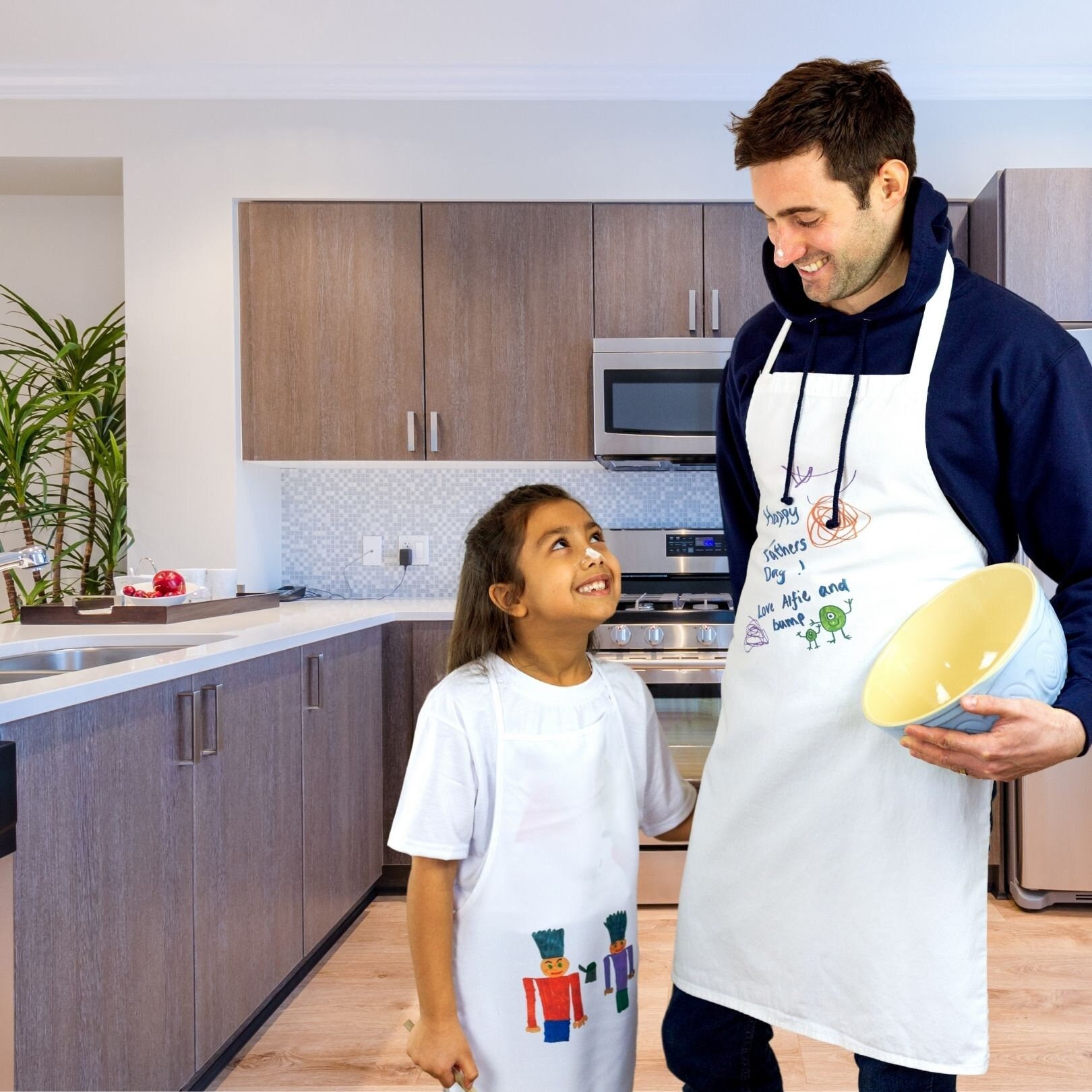 Kids Apron – Cooking Baking Crafts Art Gardening - Toddler Children Boys And Girls