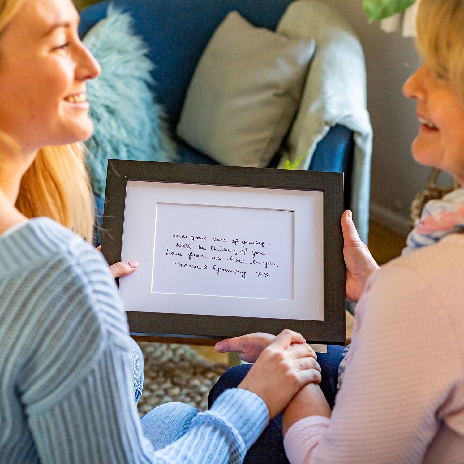 Frame With Notes Memory Frames With Original Handwriting| Personalised Loved Ones ...