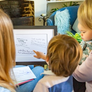 Child's Original Writing Frames - A4 Size | Handwriting | Personalised ...