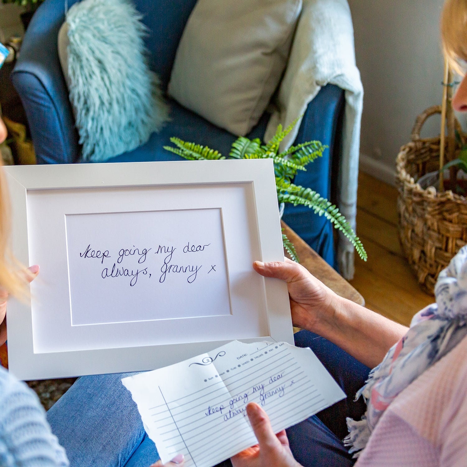 Memory Page Frame Memory Frames With Original Handwriting| Personalised Loved Ones ...