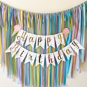 Rainbow colors Fringe Backdrop, Ice Cream Party Courtain, Streamer Backdrop, Ice Cream Party decorations, Pastel Colors Backdrop
