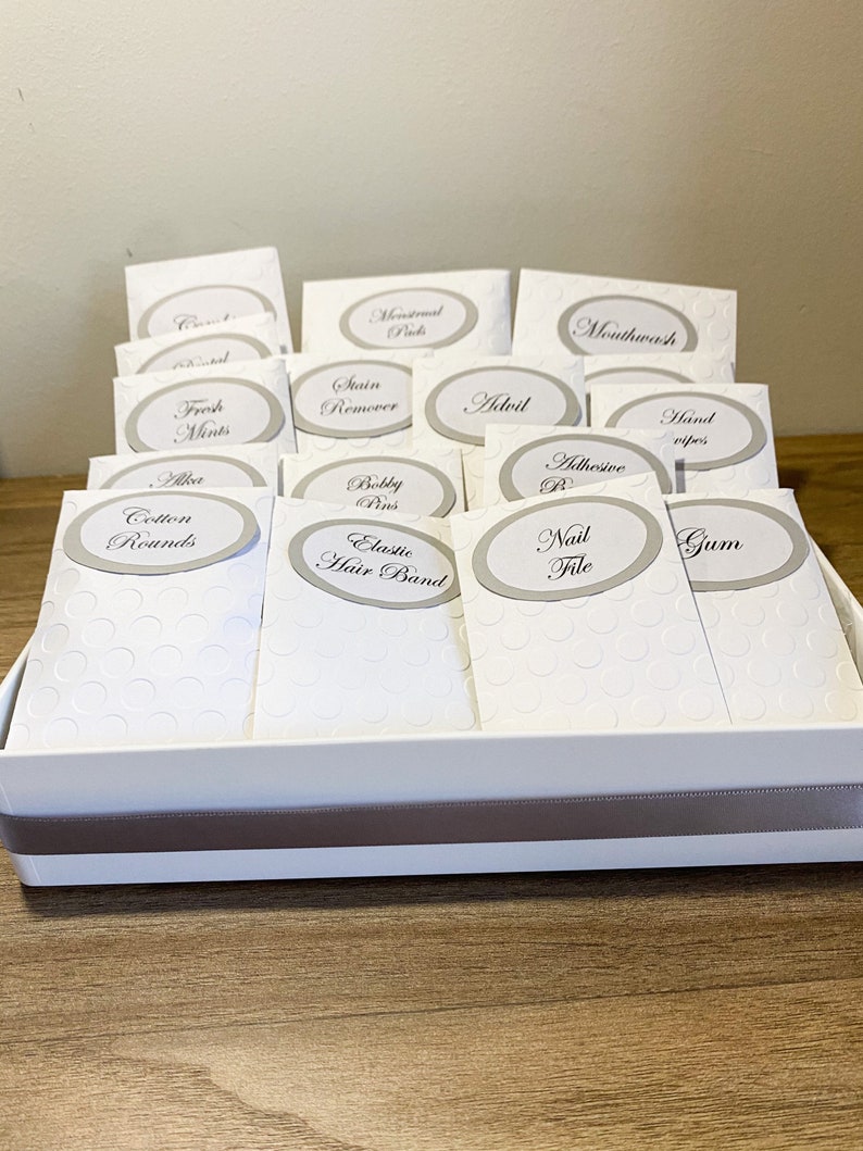 Wedding Bathroom Basket Restroom Amenity Basket Wedding Etsy