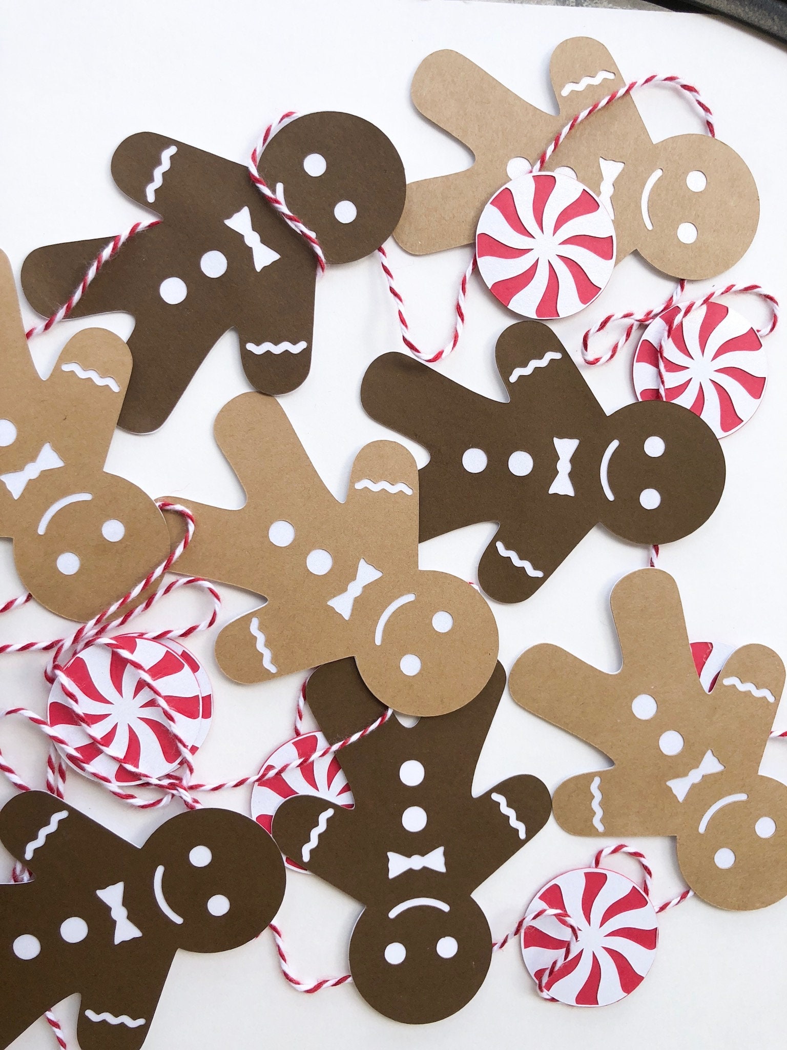 Christmas Garland Gingerbread Garland Christmas Decor - Etsy