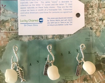 Lake erie lucky stone jewelry clearance