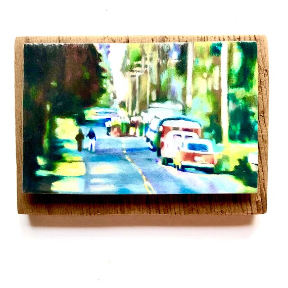 Sunny Side Of The Street Miniature Drawing Etsy Sunny Side Of The Street Miniature Drawing Etsy