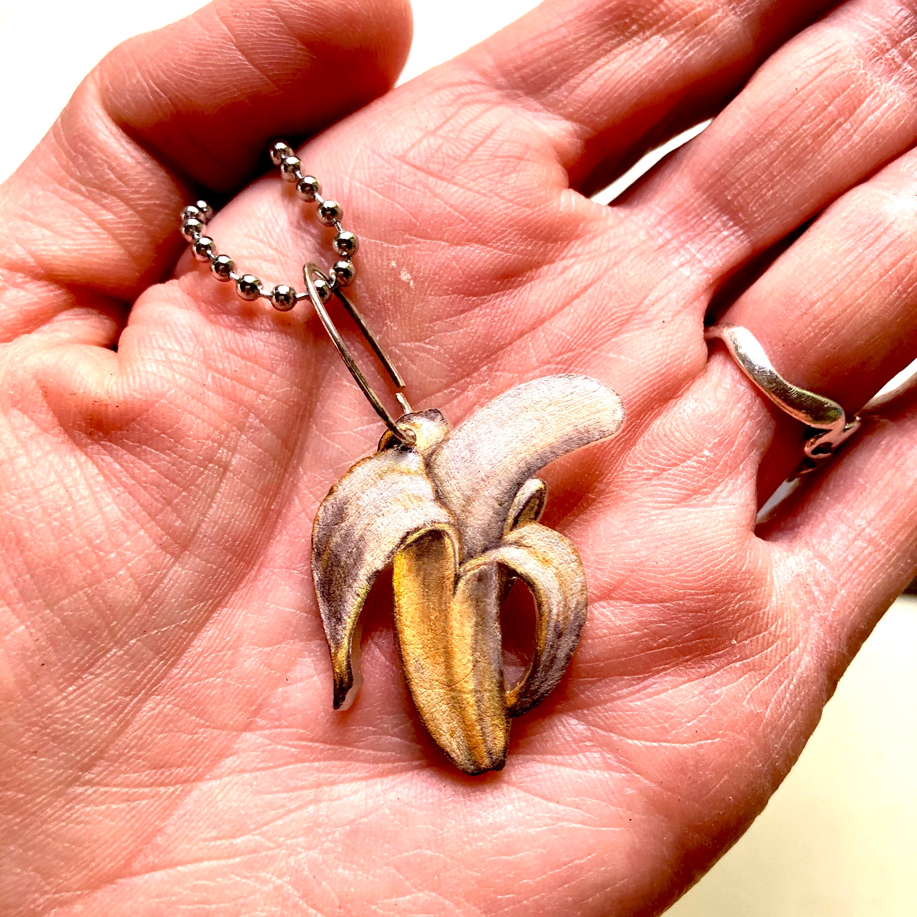 Banana necklace Etsy