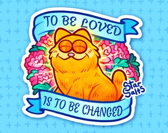 Well Loved Garfield Sticker