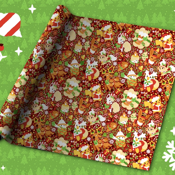 Anime Birthday Wrapping Paper Etsy