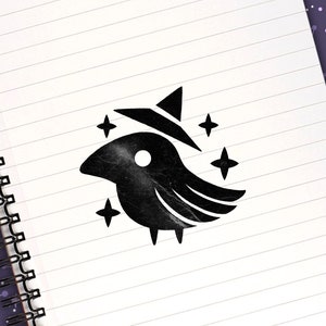 Crow Self-Inking Stamp