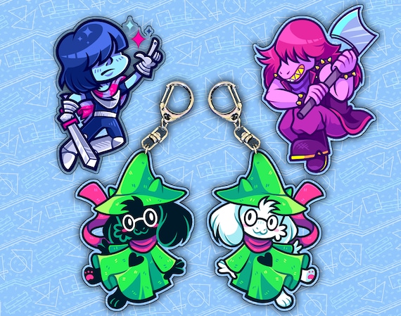 デルタルーン ピンバッジ 二種セット + おまけ（DELTARUNE
