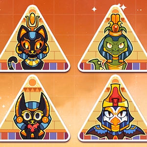 Egyptian Deities Stickers