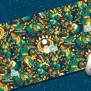 Divinités égyptiennes Jumbo Tapis de bureau