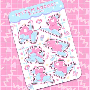 4x6 Porygon Sticker Sheet