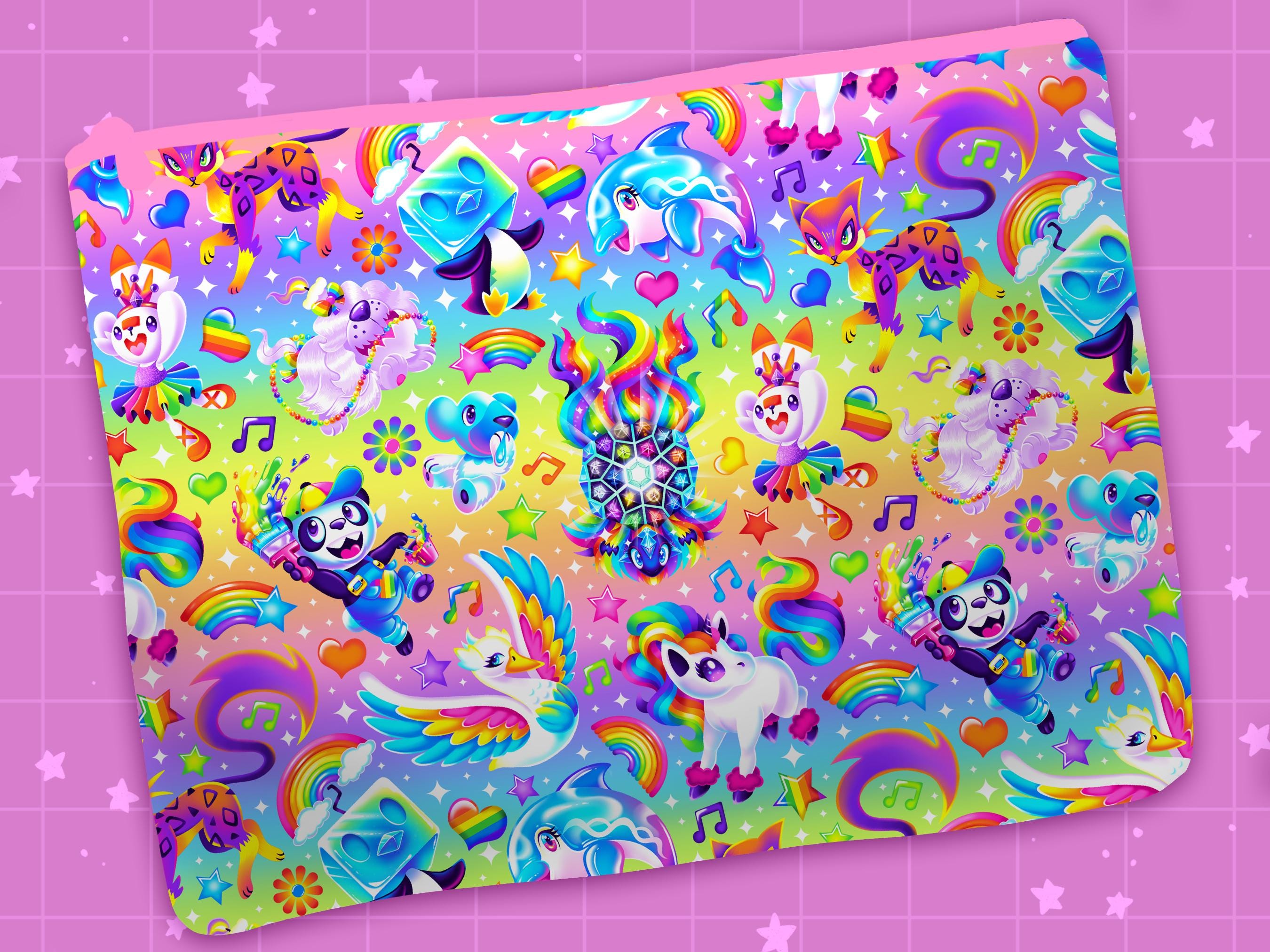 Rainbow Vibes Cosmetic Bag