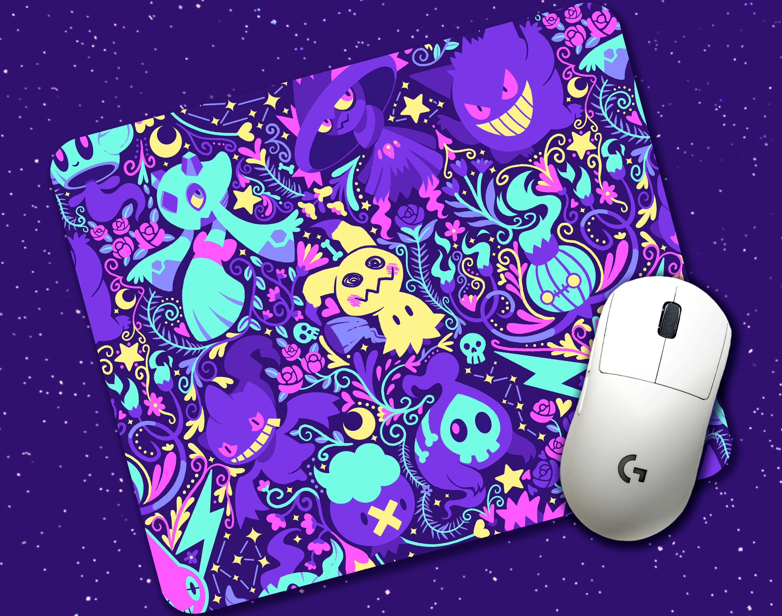 Ghost Pokemon Mousepad Etsy