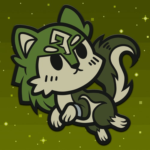 Wolf Link Enamel Pin Etsy