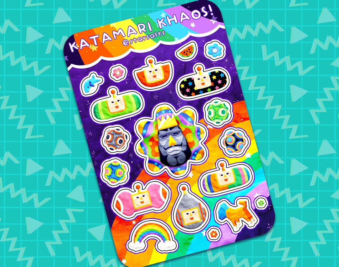 4x6 Katamari Sticker Sheet - Etsy