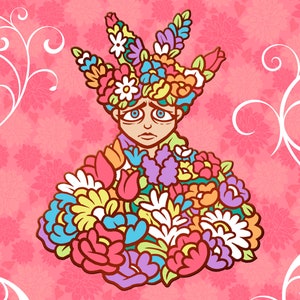 Midsommar Enamel Pin