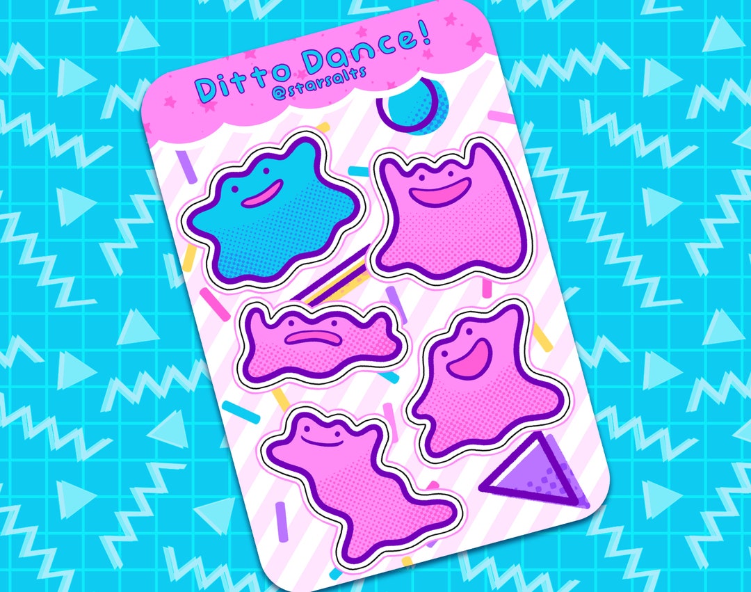 4x6 Ditto Sticker Sheet - Etsy