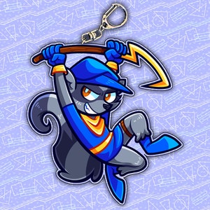 Sly Cooper 2.5" Acrylic Charm