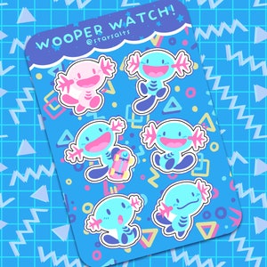 4x6 Wooper Sticker Sheet