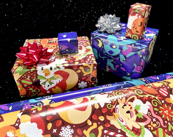 Achat Papier d'emballage de Noël Froggy - Emballage cadeau sur le