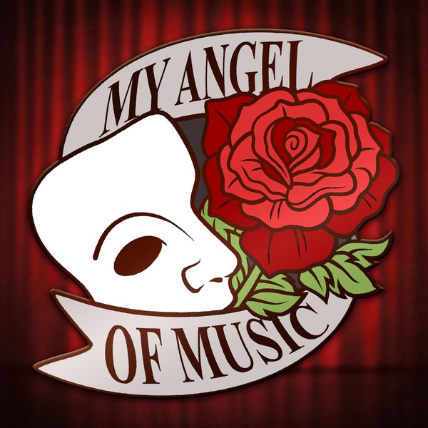 Phantom of the Opera Enamel Pin