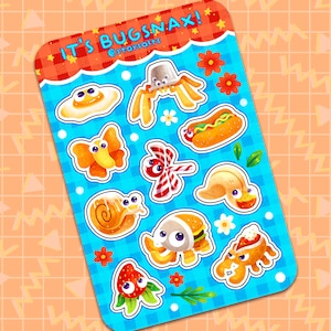 4x6 Bugsnax Sticker Sheet