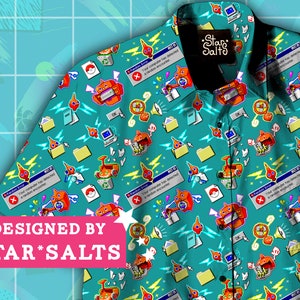 Rotom Button Up Shirt