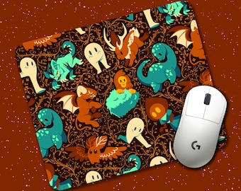 Colorful Cryptids Mousepad