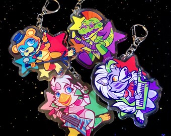 FNAF Security Breach 2.5 Acrylic Charms 