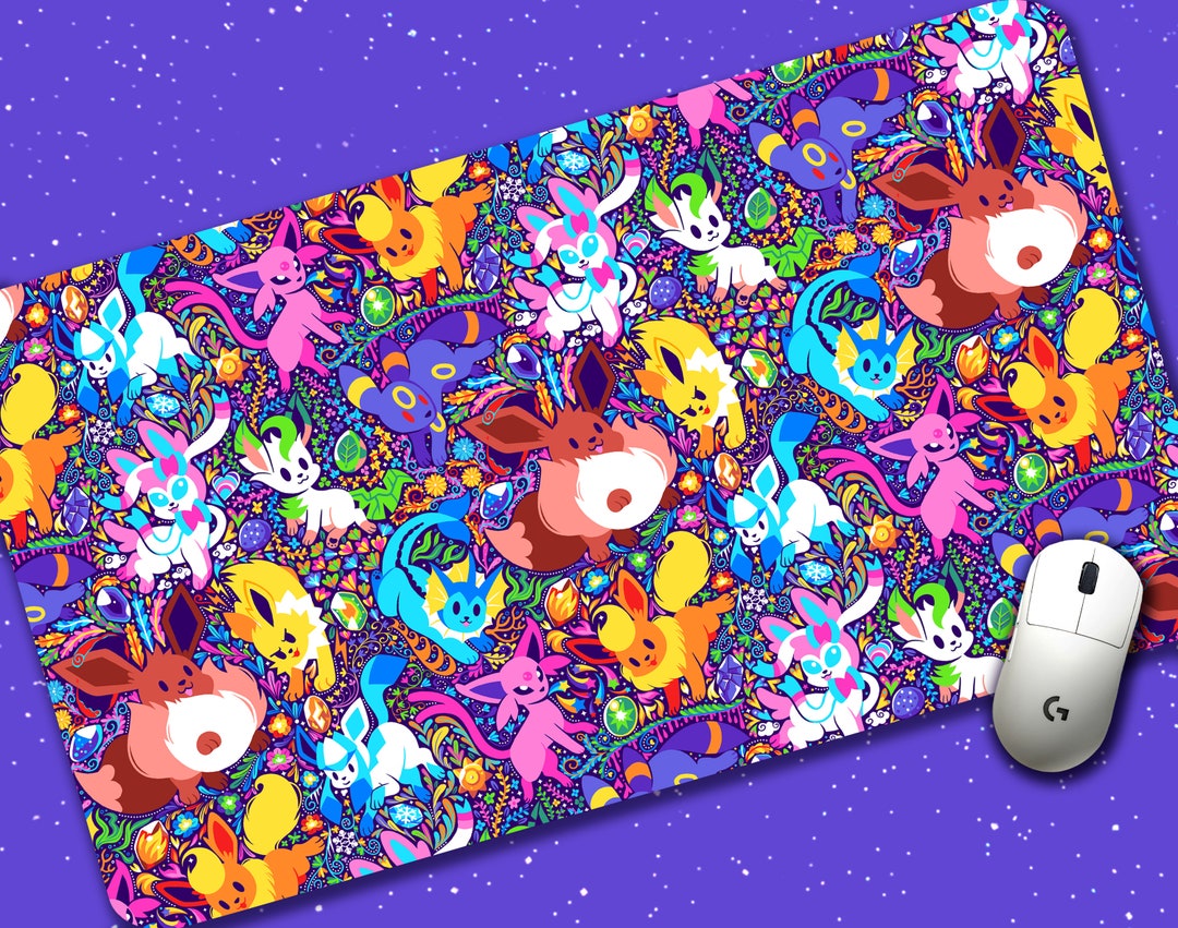 Every Eevee Jumbo Desk Mats - Etsy