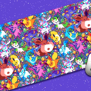Every Eevee Jumbo Desk Mats