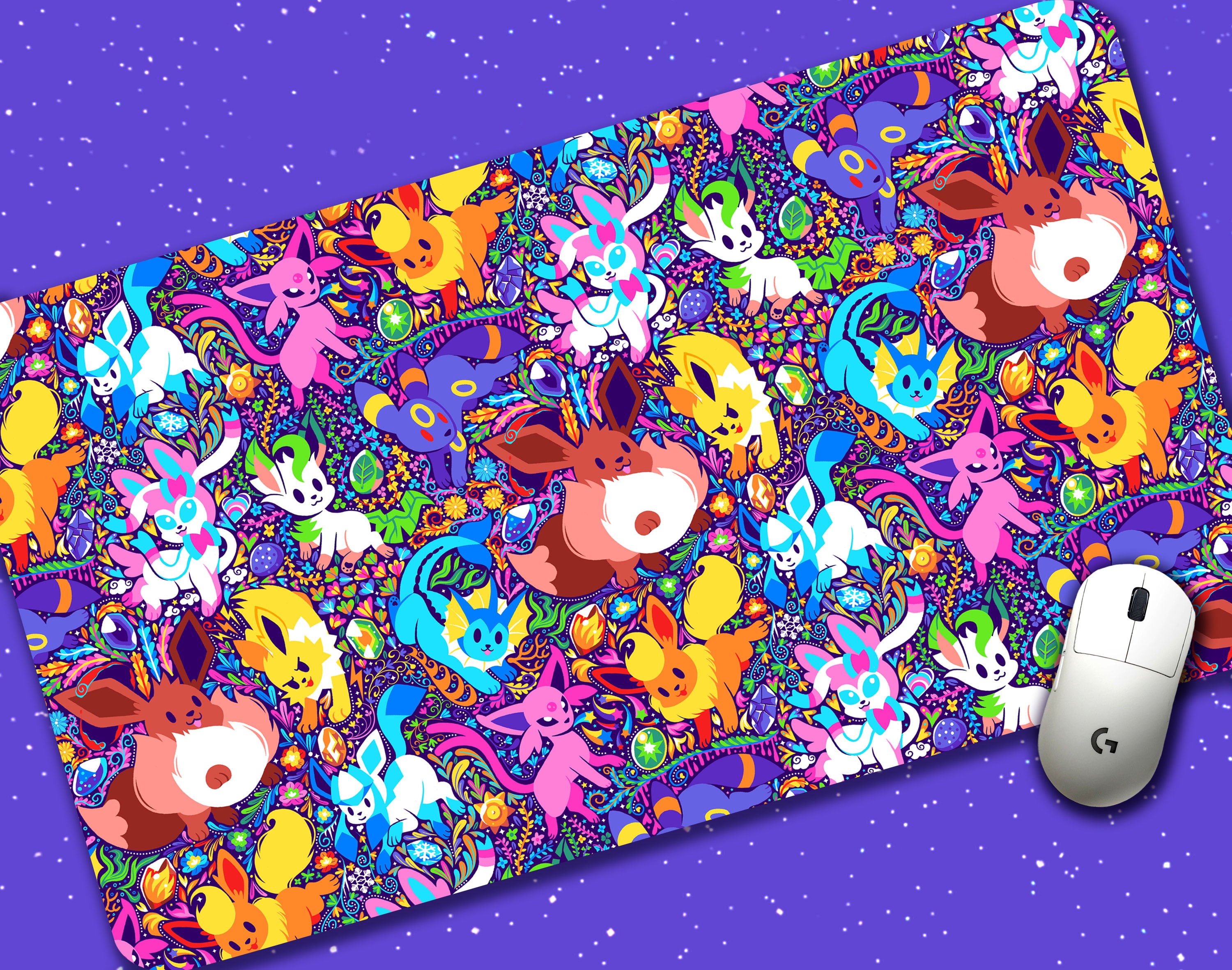 Every Eevee Jumbo Desk Mats - Etsy