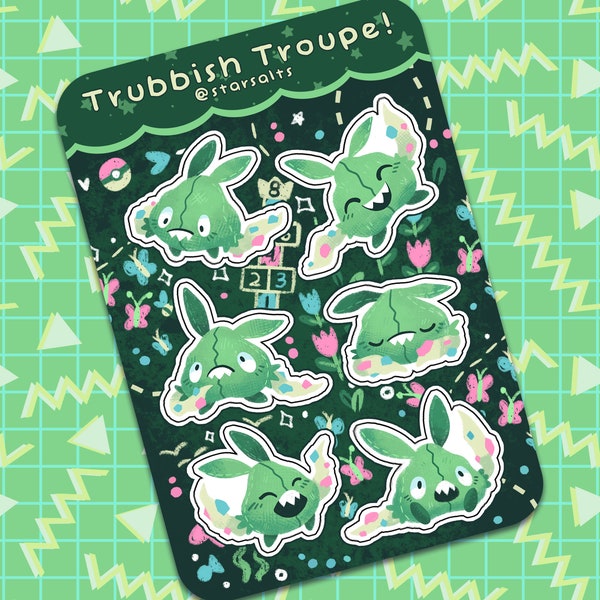 4x6 Trubbish Sticker Sheet