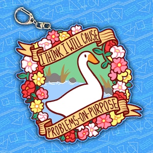 Goose 2.5" Acrylic Charm