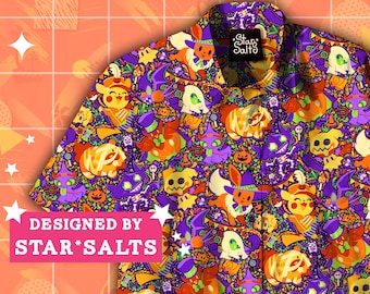 Spooky Spirits Button Up Shirt