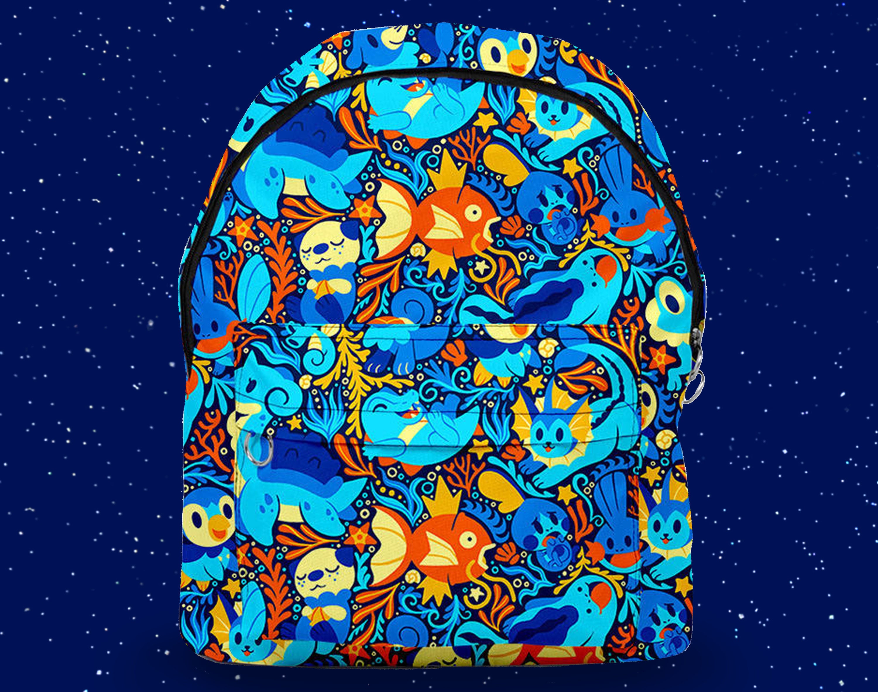 water pokemon backpack