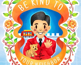 Be Kind to Your Neighbor (5x7 Mini Print)