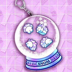 Snomglobe 4&quot; Shaker Charm