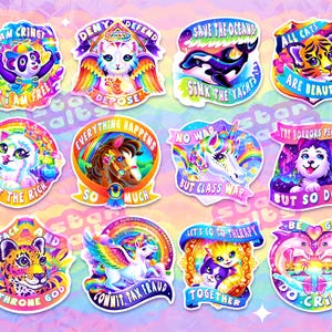 Just Like Lisa Stickers