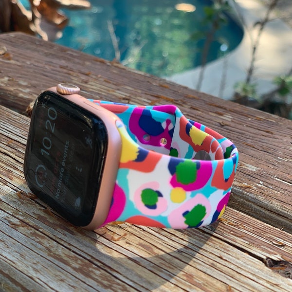 Handmade Colorful Cheetah Stylish Watch Bands