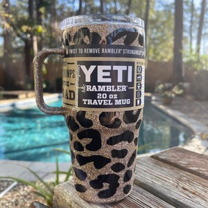 Cheetah Yeti 20oz Travel Mug