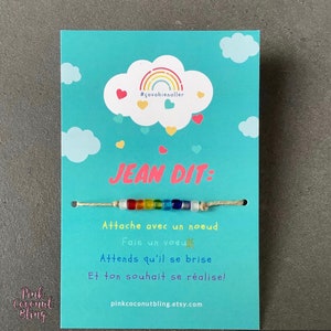 Bracelet de voeux | Cadeau pour étudiant | Cadeau graduation