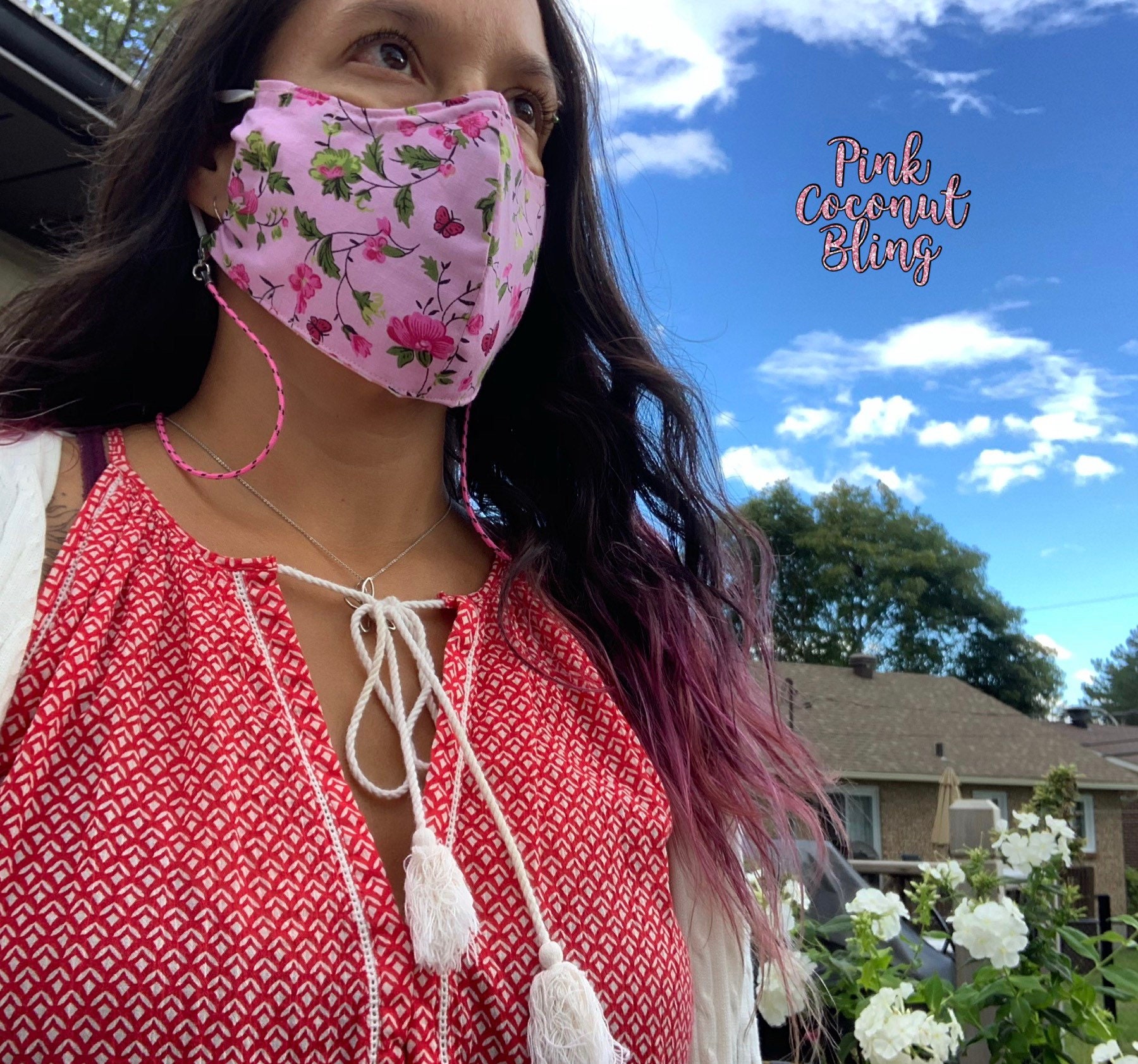 Facemask Lanyard Mask Cord Mask Holder Facemask Necklace Etsy