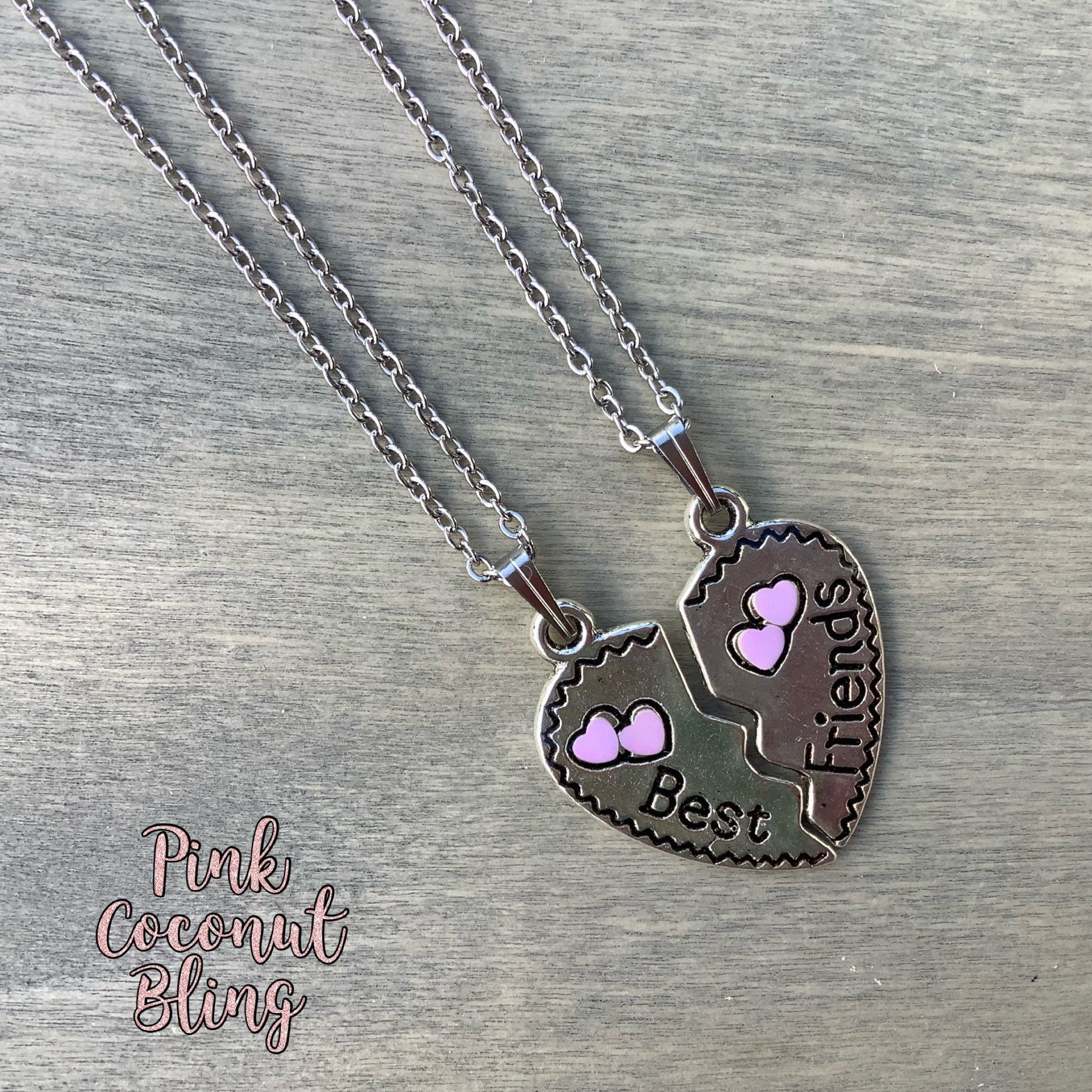 Beste Freunde Kette Duo Edelstahl ketten Beste Freundin Etsy Beste Freunde Kette Duo Edelstahl ketten Beste Freundin Etsy