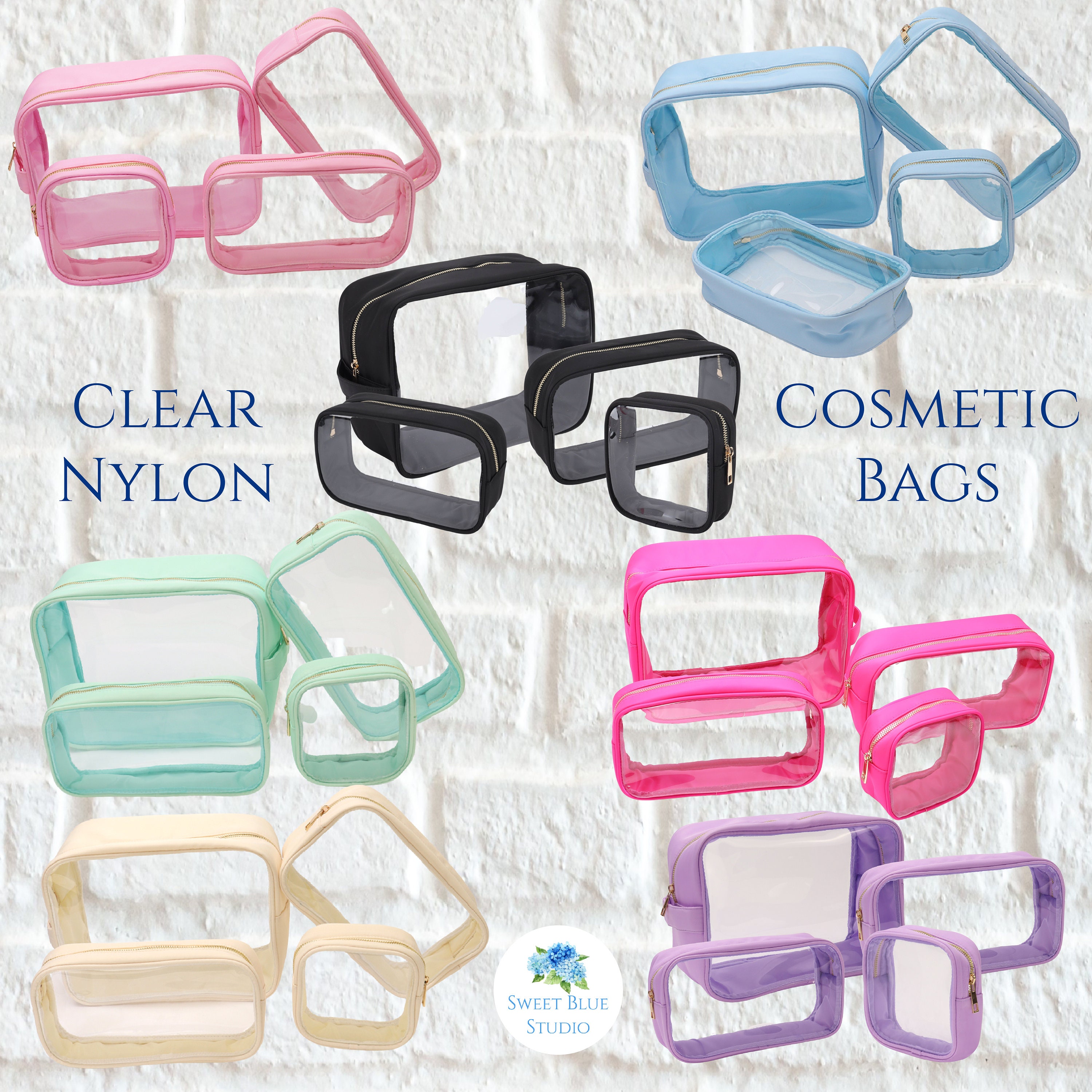 China Clear Makeup Bags WHOLESALE PRICE: FROM $0.98/PC